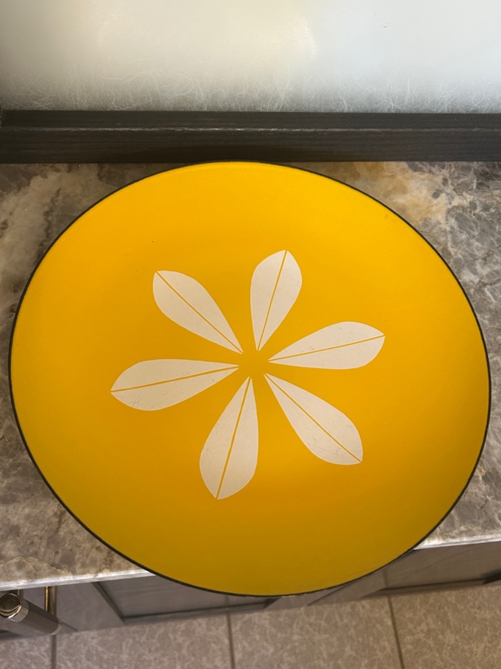 Catherineholm Vintage Yellow Lotus 12”Serving Platter